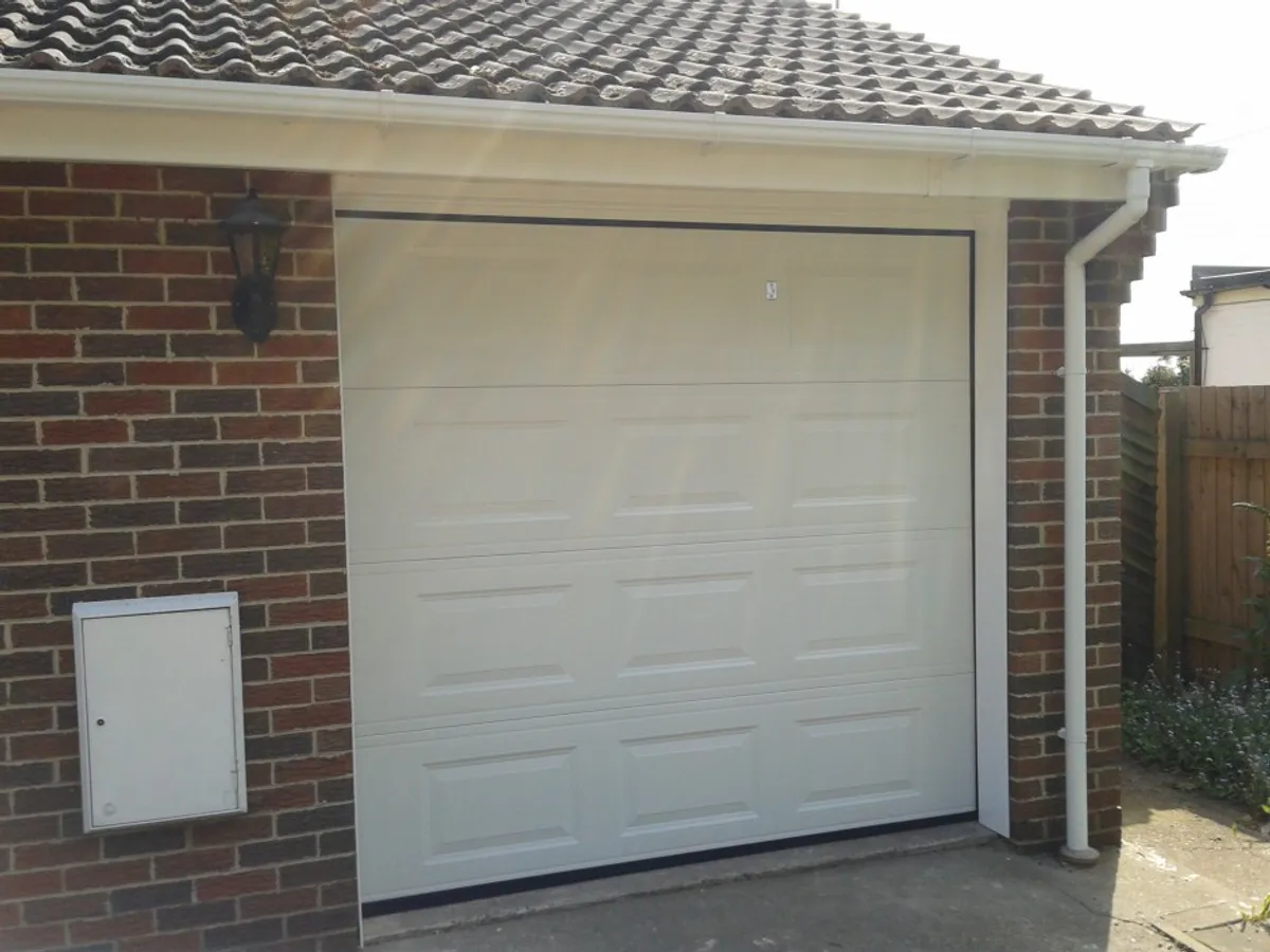 Cover for Automatic Sectional Garage Door UPVC Finish - Perfect Upgrade for Your Home