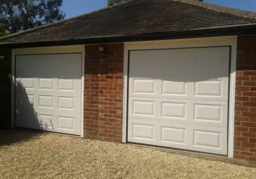 Cover for New Automatic Sectional Garage Doors Fitted in Grantham