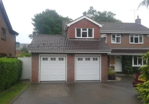 Cover for New Automatic Sectional Garage Doors With Charming Georgian Panels