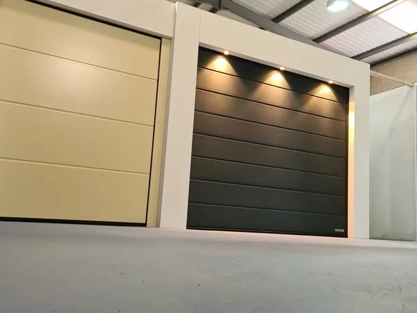 Sectional Doors on display at GDCG's Grantham Showroom