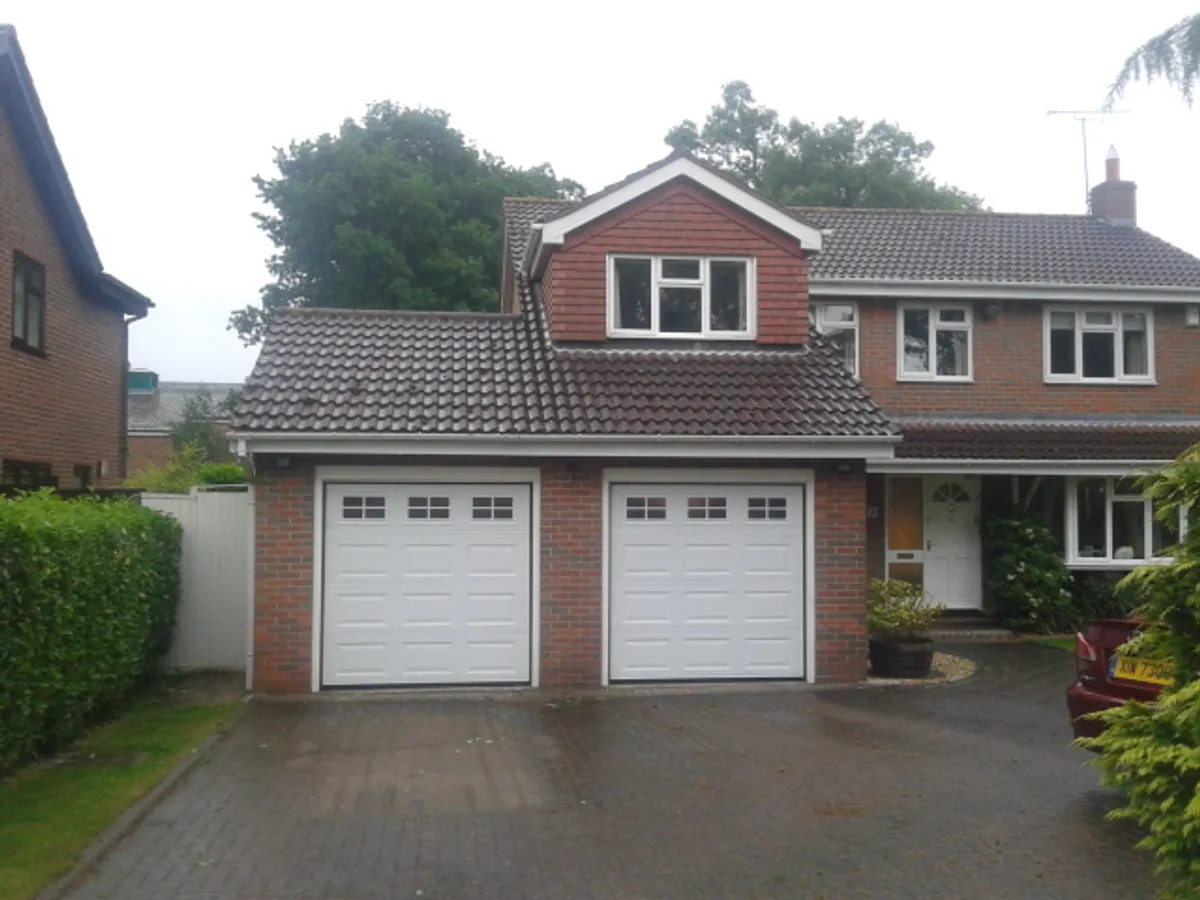 Cover for New Automatic Sectional Garage Doors With Charming Georgian Panels