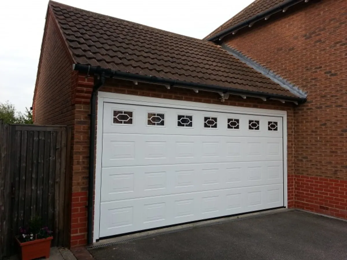 Cover for Garador Georgian Insulated Sectional Garage Door in Stamford