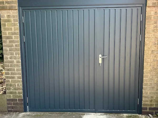 Side Hinged Garage Door Installation 1